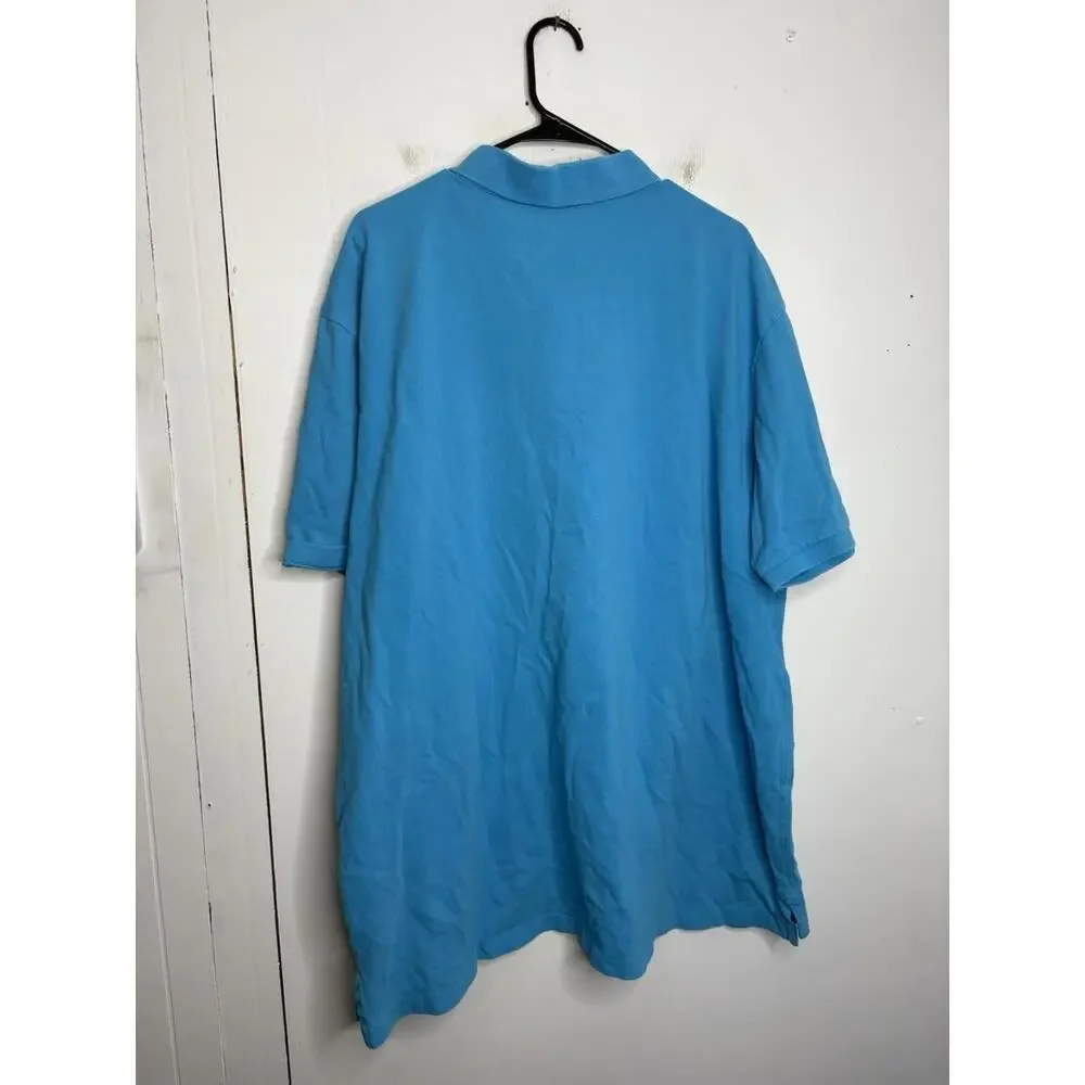 Polo Ralph Lauren Shirt Mens 3XB Cotton Polo Light Blue Pullover Country Club